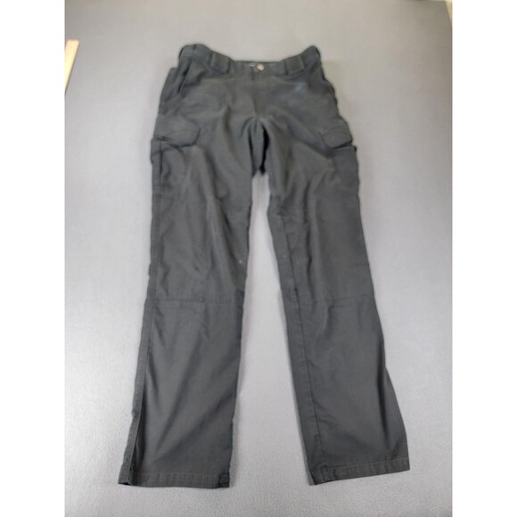5.11 Tactical Pants Mens 32x32 Black Cargo Ripstop Workwear Outdoor Utility - Picture 1 of 14